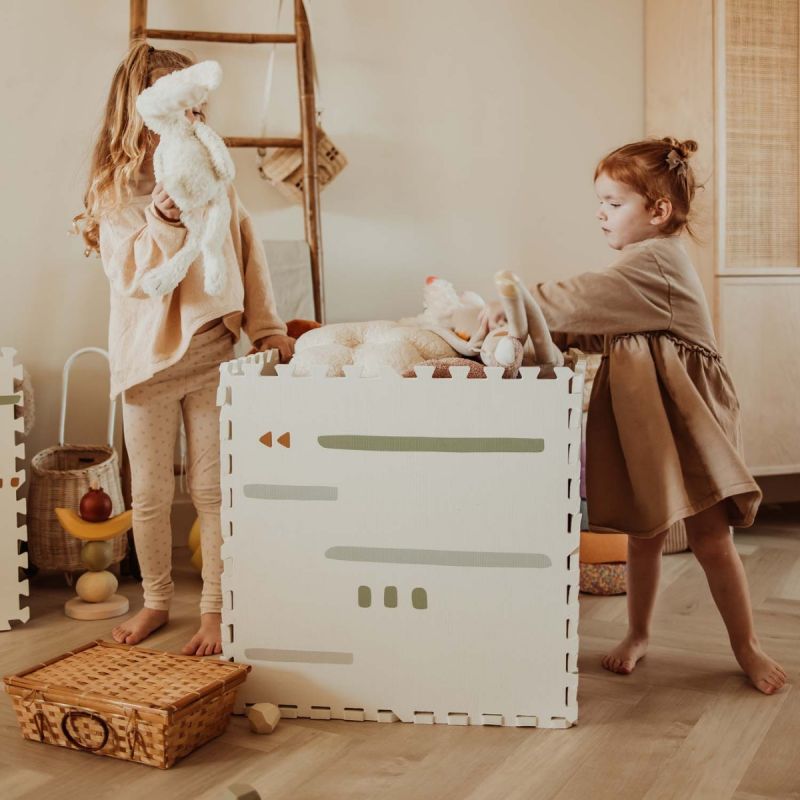 Tapis puzzle 3 en 1 Tiloo Farm (120 x 180 cm) Play&Go Ambiance 8