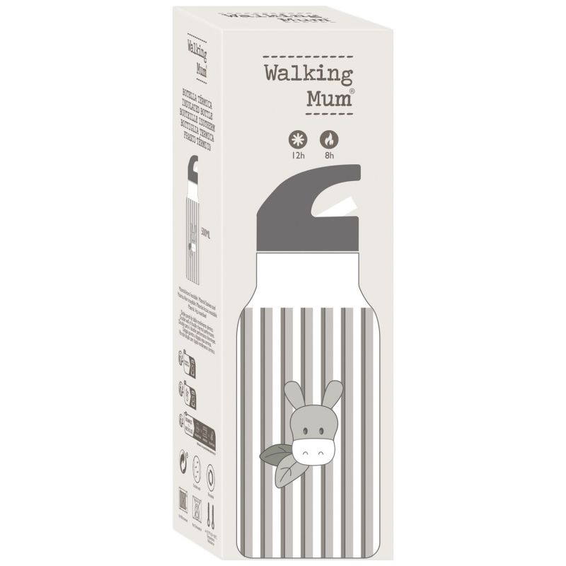 Gourde isotherme Botton Bandes (500 ml) Walking Mum Packaging 7