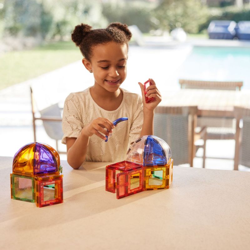 Petit kit de construction Dômes et arches Pastel (34 pièces) Cleverclixx Ambiance 7