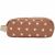 Variation Marron, beige du produit Trousse double compartiment Cœurs Beige de la marque Atelier Wagram