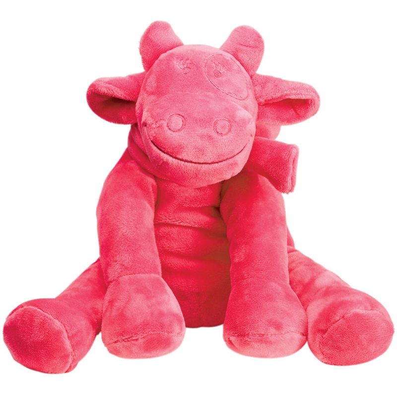 Peluche vache Mix et Match Lola fuchsia (20 cm) Noukie's