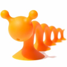 Grande figurine ventouse orange  par Oogi