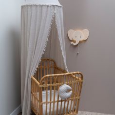 Ciel de lit Happiness Urban Taupe-Ecru (190 cm)