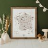Affiche Carte de France (40x50 cm) Les Petites Dates Produit 1
