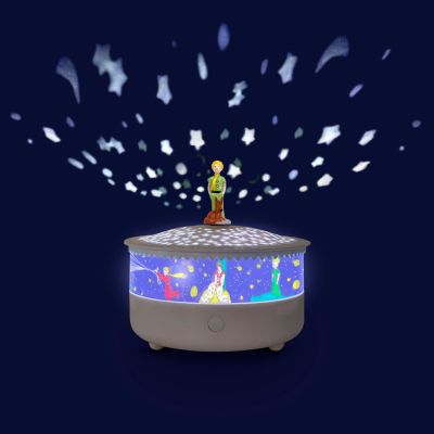 Veilleuse projecteur d'étoiles Le Petit Prince rechargeable
