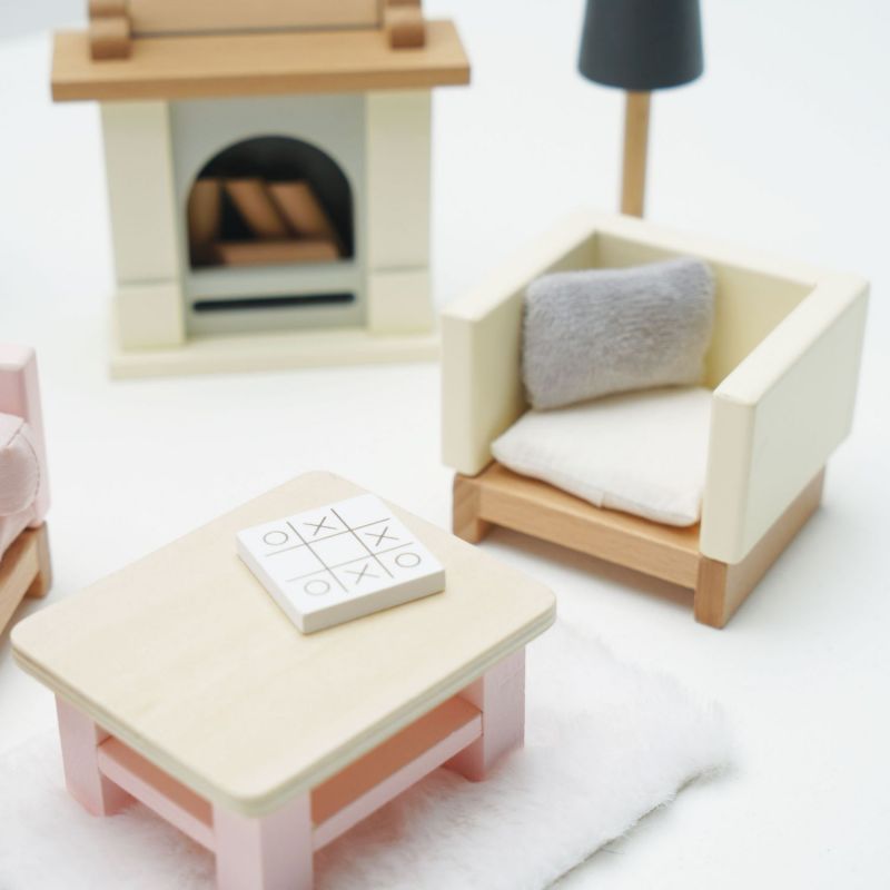 Salon pour maison de poupée en bois FSC Le Toy Van Ambiance 2