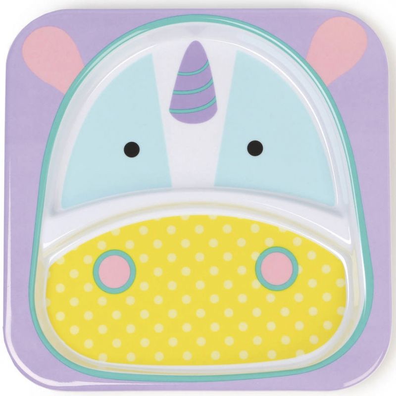 Assiette compartiment Zoo licorne Skip Hop