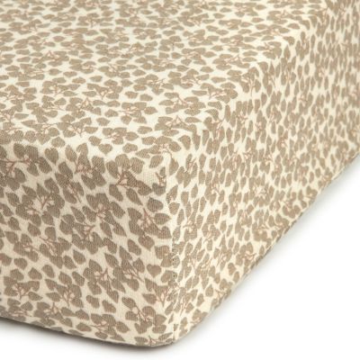 Drap housse bebé en double gaze de coton Wabi-Sabi (70 x 140 cm) Light Green Yumiko Nobodinoz