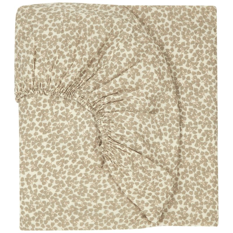 Drap housse bébé en gaze de coton (70 x 140 cm) Light Green Yumiko Nobodinoz Produit 2