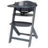 Chaise haute évolutive Enock Grey Kinderkraft Produit 1