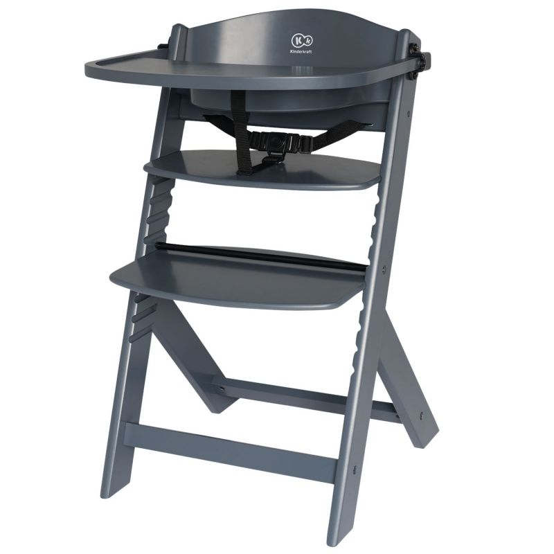 Chaise haute évolutive Enock Grey Kinderkraft Produit 1