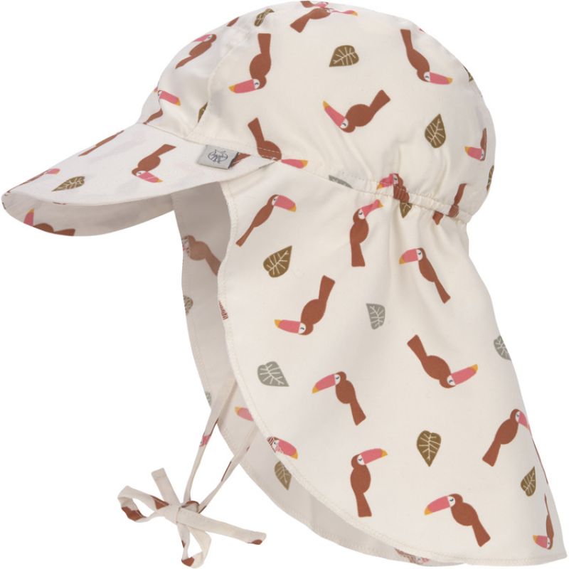 Casquette protège nuque Toucan écru (3-6 mois) Lässig