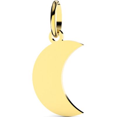 Pendentif lune (or jaune 375°) Lucas Lucor