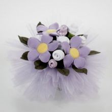 Bouquet de naissance lavande (10 pièces)  par Babycorner