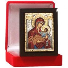 Mini icône Axion Estin (8 x 6,5 cm)  par Mondo Religioso