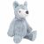Variation Bleu, blanc, noir du produit Grande peluche Buddy Loup (50 cm) de la marque Trois Kilos Sept