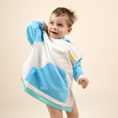 Poncho de plage Naturel Soleil (4-8 ans)