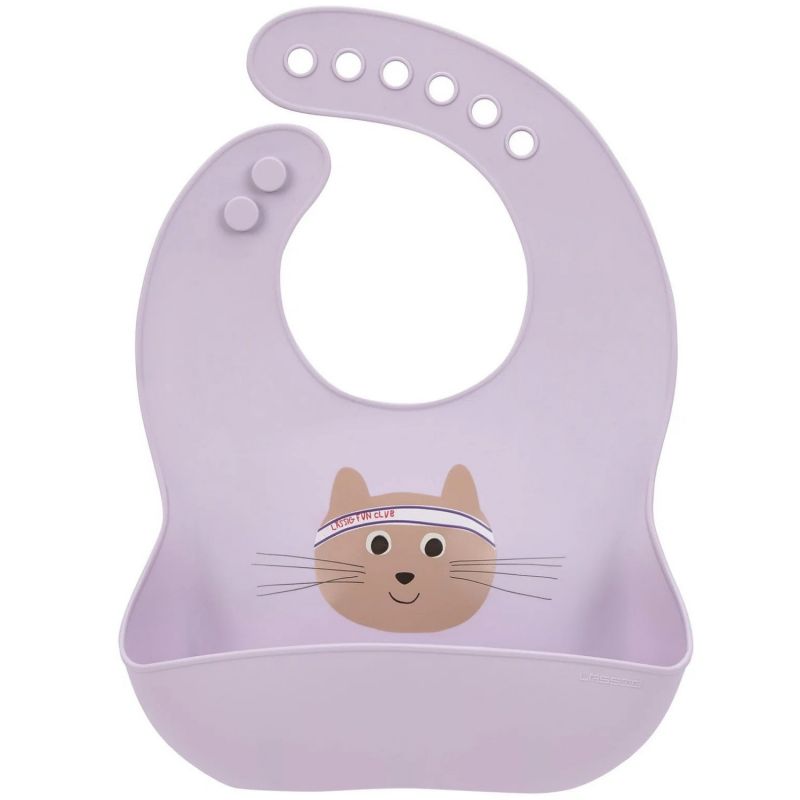 Bavoir en silicone avec poche Tiny Team Chat Lässig Produit 1