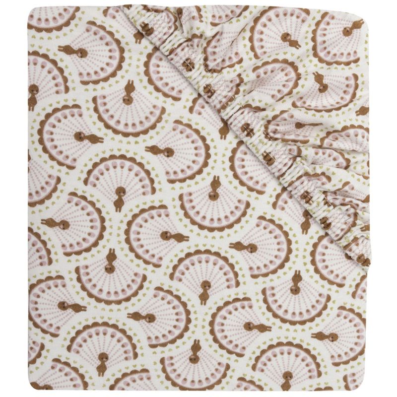 Drap housse en jersey Soft Plumes (70 x 140 cm) Jollein Produit 1