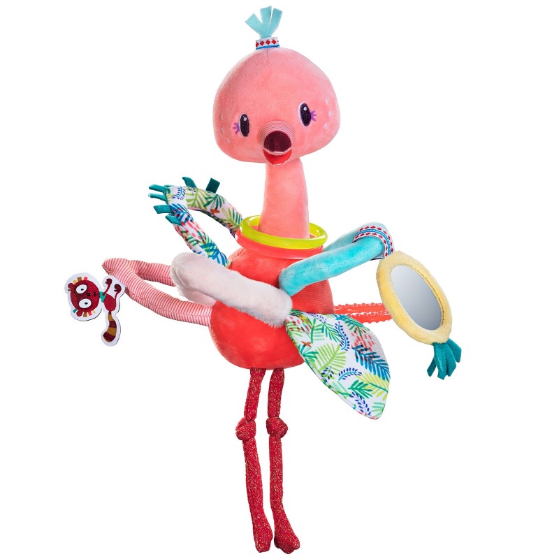 Hochet d'activités Anaïs le flamant rose Lilliputiens
