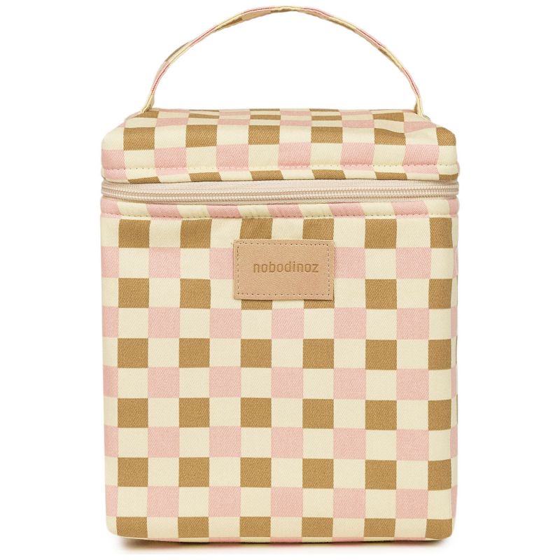 Sac isotherme pour biberon et déjeuner Yellow pink mosaic Hyde Park (4 L) Nobodinoz Produit 2