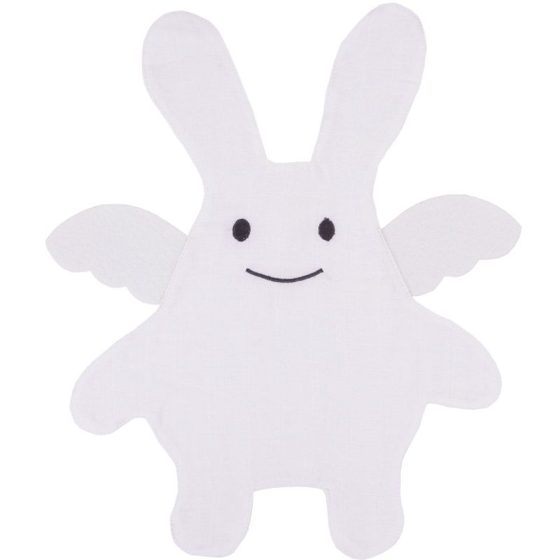 Doudou plat Lange Ange Lapin Marine (37,5 cm) Trousselier
