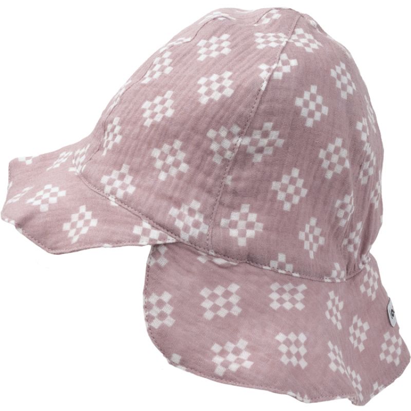 Chapeau d'été en coton Hatter Tribe Rose (3-6 mois) Lodger