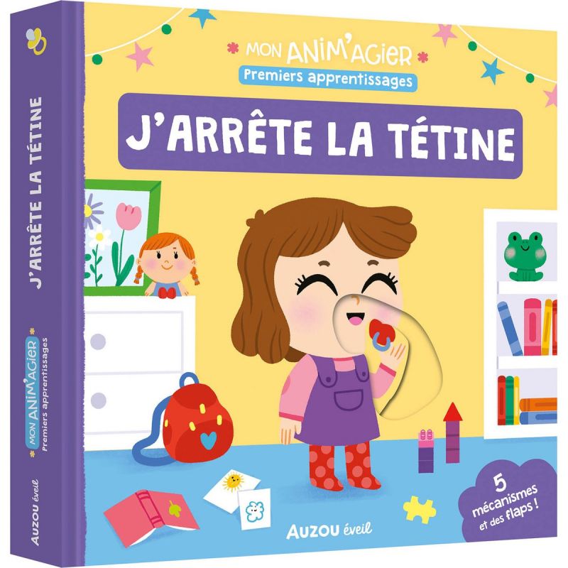 Mon anim'agier Premiers apprentissages J'arrête la tétine Auzou Editions Produit 1