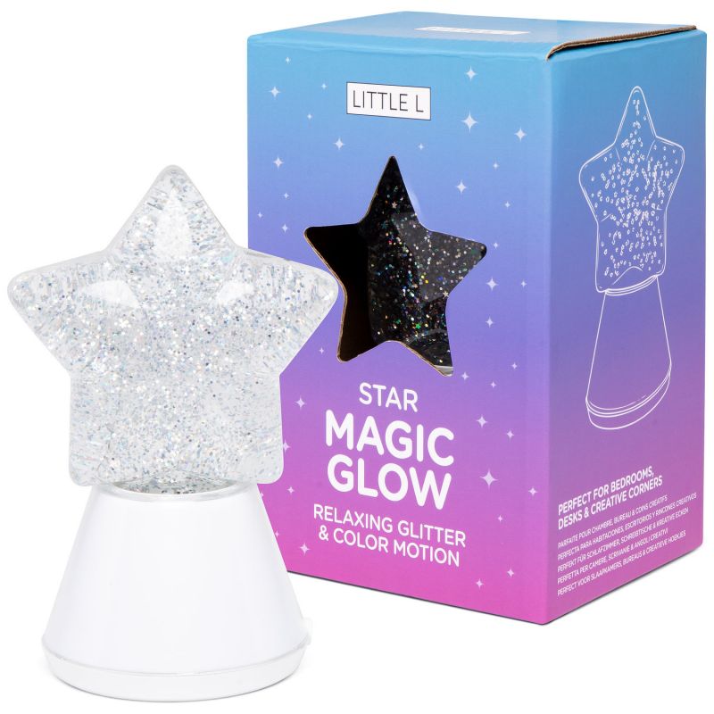 Lampe à paillettes Magic Glow Etoile Little L Packaging 9