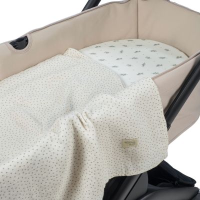 Drap-housse pour nacelle + lange Mimosa Vert