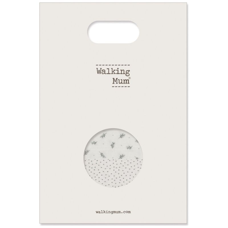 Drap-housse pour nacelle + lange Mimosa Vert Walking Mum Packaging 6