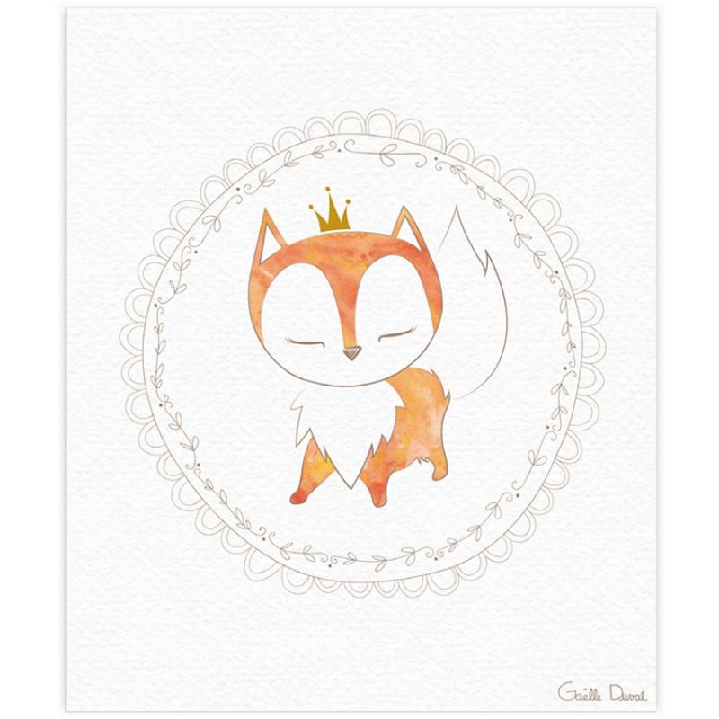 Carte Renard (15 x 18 cm) Gaëlle Duval