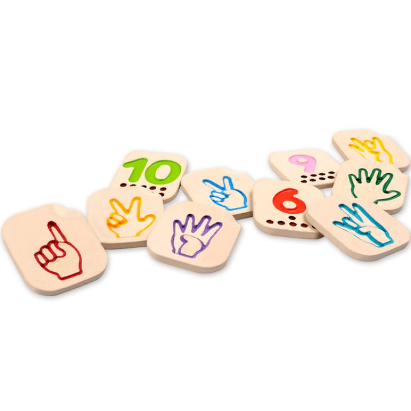 Apprendre les chiffres en signe Plan Toys