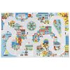 Tapis de jeu Cross Roads Tapis Ville (120 x 78 cm) - Janod 