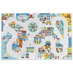 Tapis de jeu Cross Roads Tapis Ville (120 x 78 cm) - Janod 