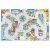 Variation Bleu, jaune, marron du produit Tapis de jeu Cross Roads Tapis Ville (120 x 78 cm) de la marque Janod