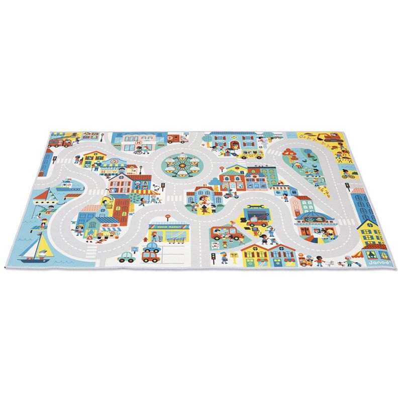 Tapis de jeu Cross Roads Tapis Ville (120 x 78 cm) Janod Produit 3