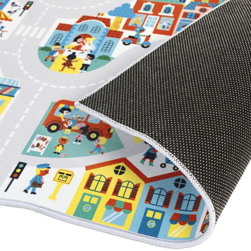 Tapis de jeu Cross Roads Tapis Ville (120 x 78 cm) Janod Produit 5