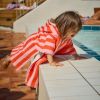 Poncho de bain enfant Elma Rose Orange BEBEL Ambiance 8