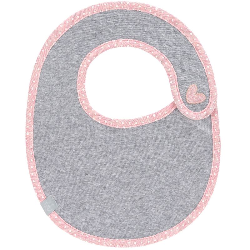 Bavoir en éponge coton Lela rose clair Lässig