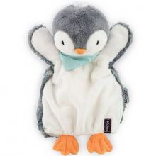 Doudou marionnette Les amis Pepit le pingouin (30 cm)  par Kaloo