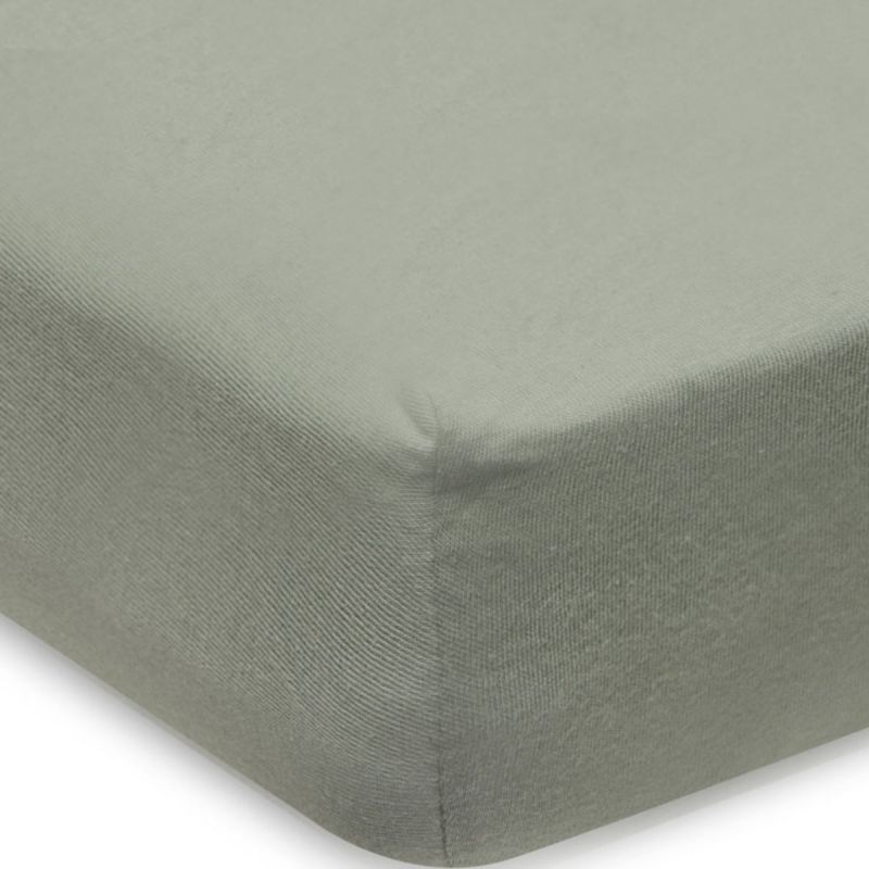 Drap housse de berceau Ash Green (40 x 80 cm) Jollein Produit 1 grande taille