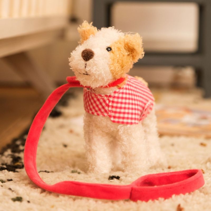 Eliot le chien avec manteau et laisse Egmont Toys Ambiance 2