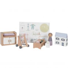 Chambre de bébé et accessoires en bois
