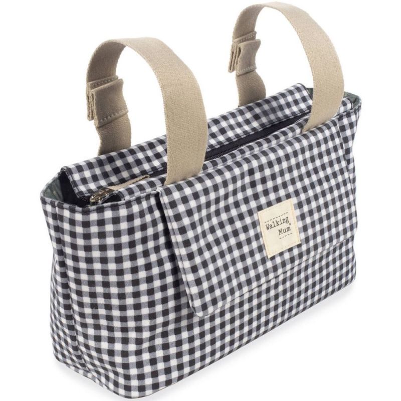 Sac à poussette I Love Vichy noir Walking Mum