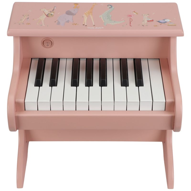 Piano en bois Rose Safari Friends Little Dutch Produit 6