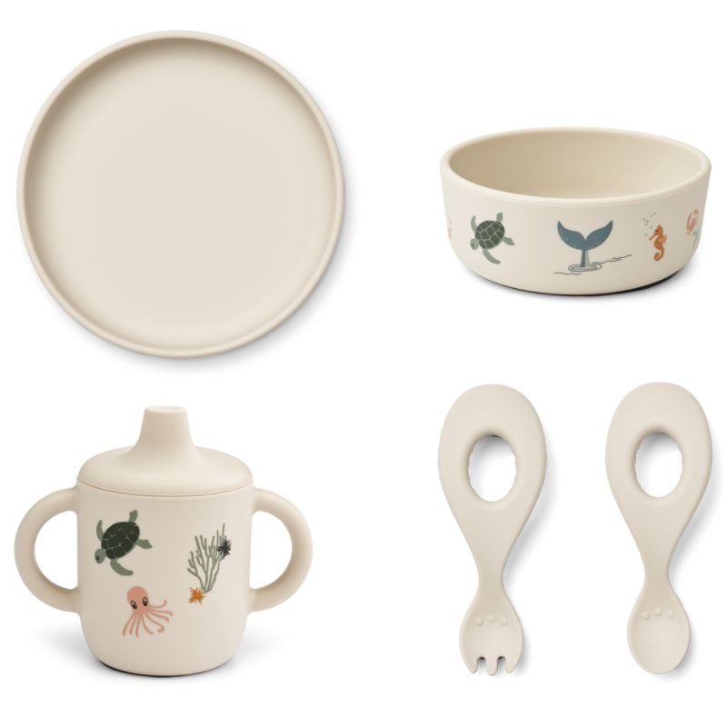 Coffret repas Ryle Sea Creature (5 pièces) - Reconditionné Liewood Produit 2
