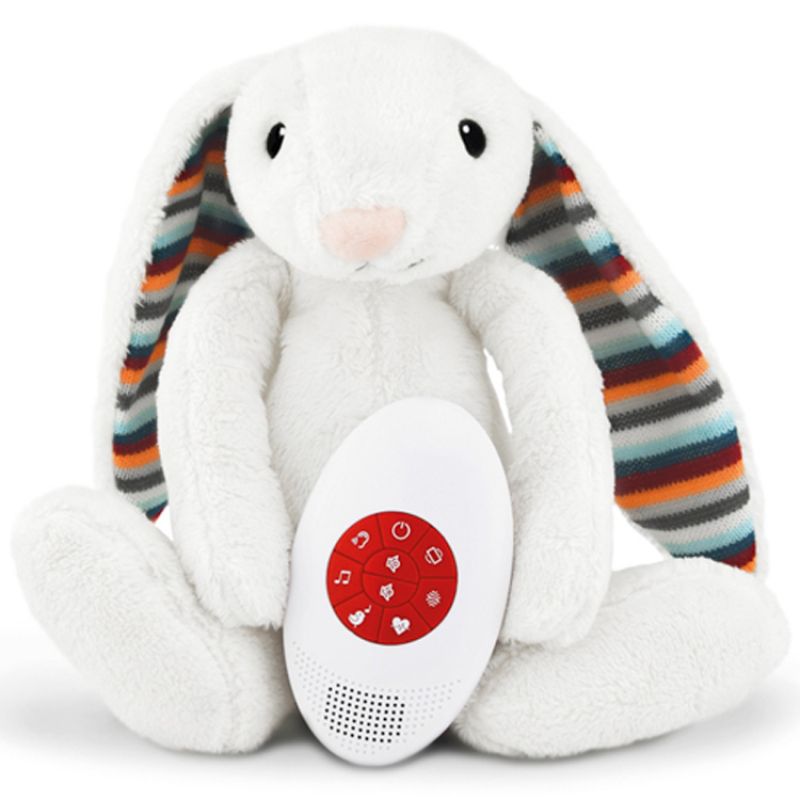 Peluche bruit blanc ou musicale Bibi le lapin ZAZU