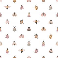Papier peint Jolis insectes (50 cm x 10 m) - Lilipinso