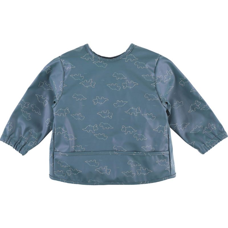Bavoir à manches longues Mix & Match bleu Noukie's